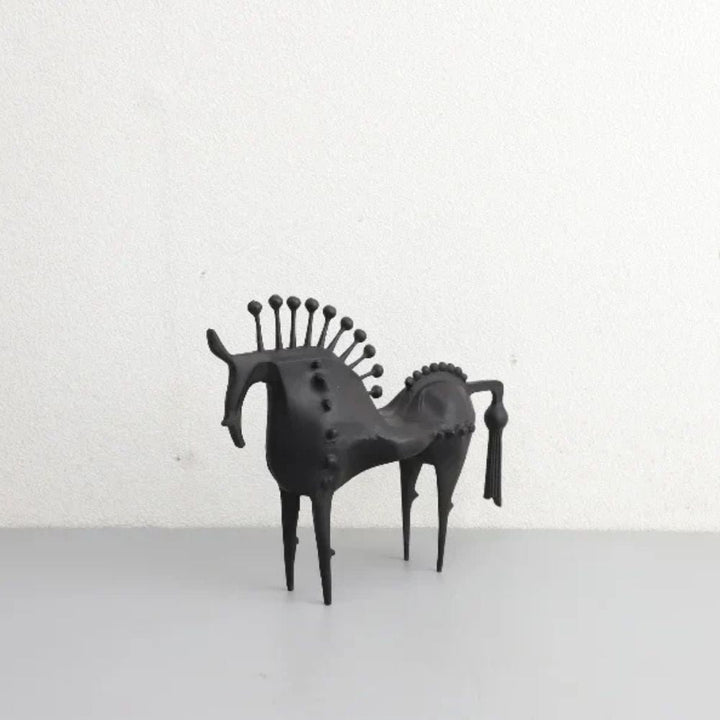 Abstract Metal Horse Sculpture | Stornfield