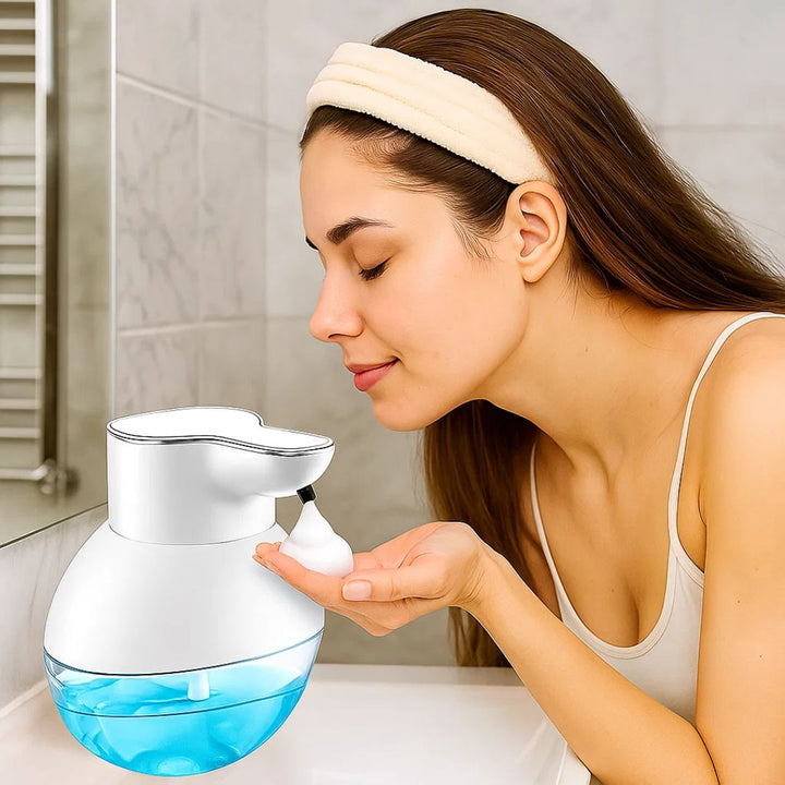 PureFoam | Non-Contact Foaming Soap Dispenser – Infrared Sensor – IPX5 Waterproof – USB Rechargeable Hygiene Stornfield