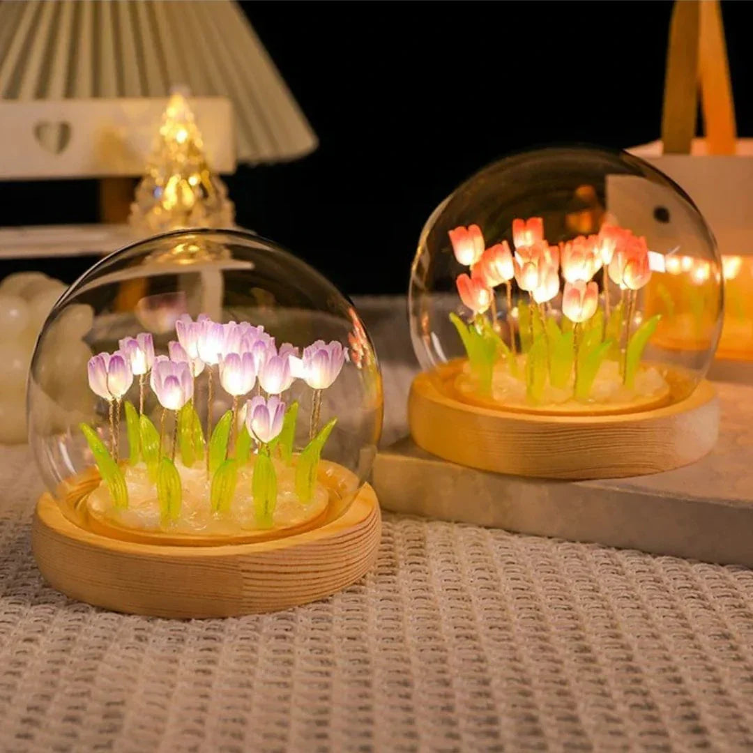 Glass Dome Tulip Light | Stornfield