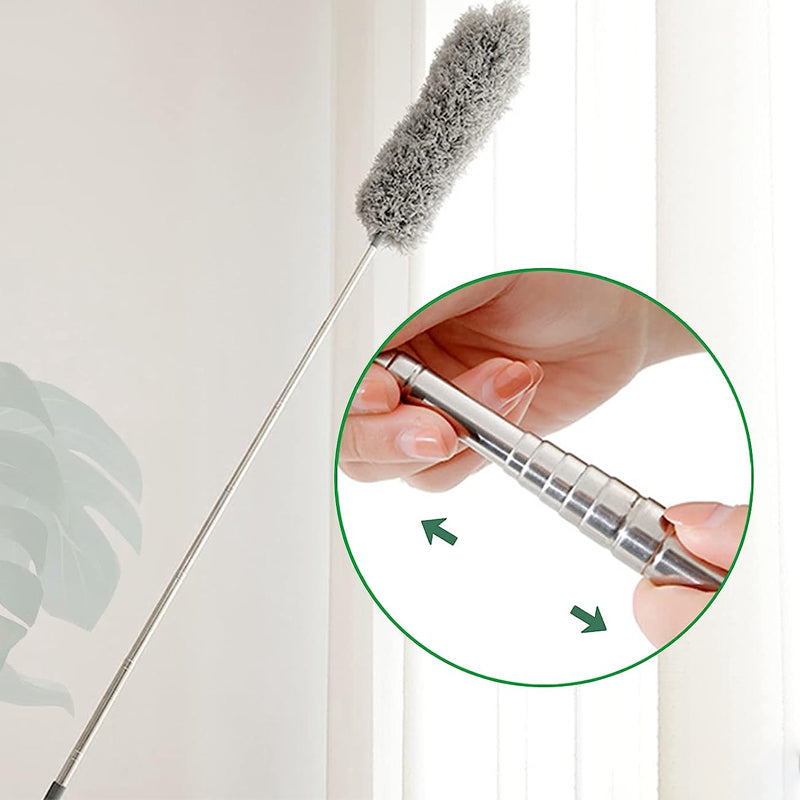 Retractable Washable Curved Microfiber Duster | Stornfield