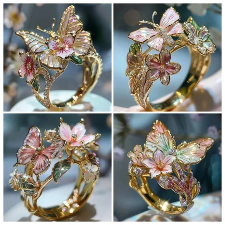 Butterfly flower ring | Stornfield