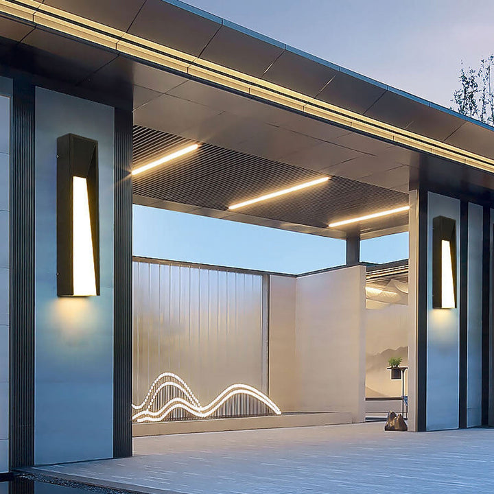 Waterproof Simple Strip Design LED Outdoor Wall Sconce Lamp | Stornfield