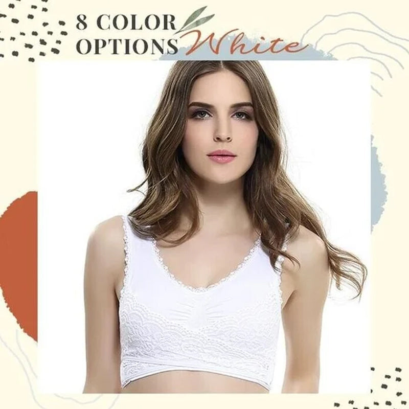 Stornfield | Front Cross-Side Buckle Lace Bra