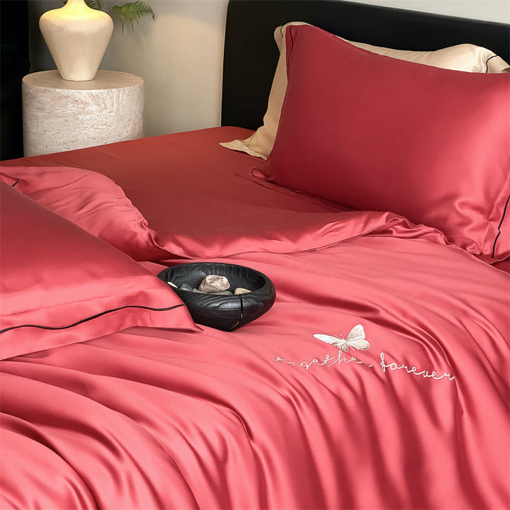 Tencel Bedding Set, 4-piece, Solid Colors, Summer Collection