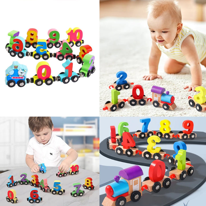 Stornfield Wooden Digital Pull Toy