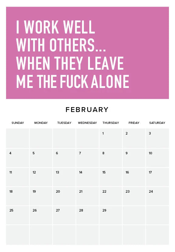 Adulting Is Difficult 2024 Wall Calendar | Stornfield