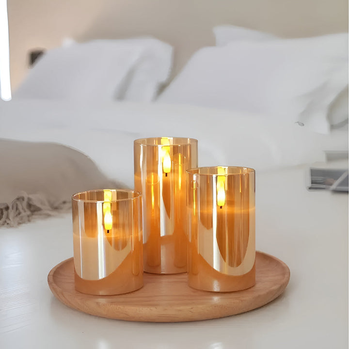 3D Flicker Flameless Candle Set | Stornfield