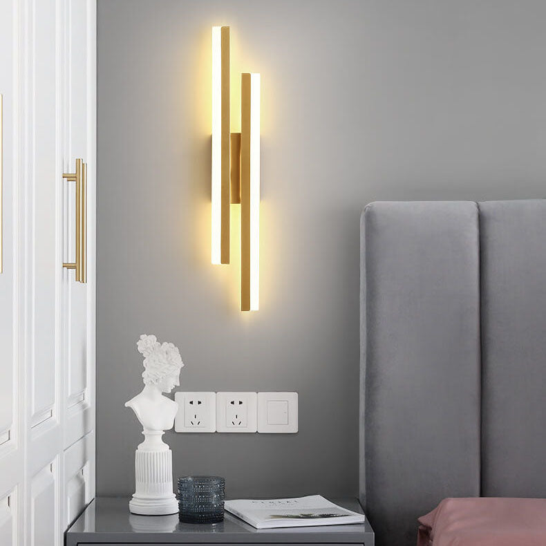 Stornfield | LuxLine Modern LED Wall Light | Minimalist Design | Iron & Acrylic | Dimmable Light