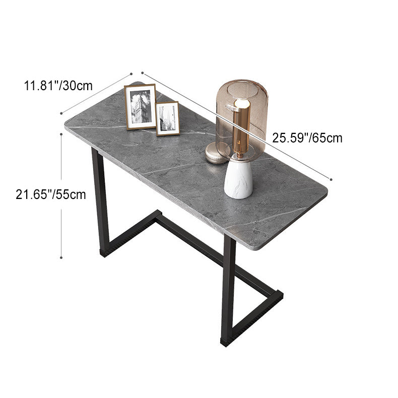 Stornfield | ModernoCurve C-Side Table | MDF Top | Modern Design | Space Saving | Perfect for Living Room & Bedroom