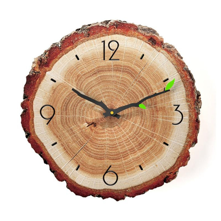 Stornfield | Wall clock with wooden rings