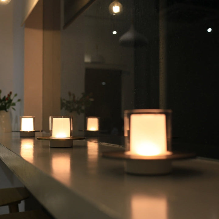 Glass Candle Table Lamp | Stornfield