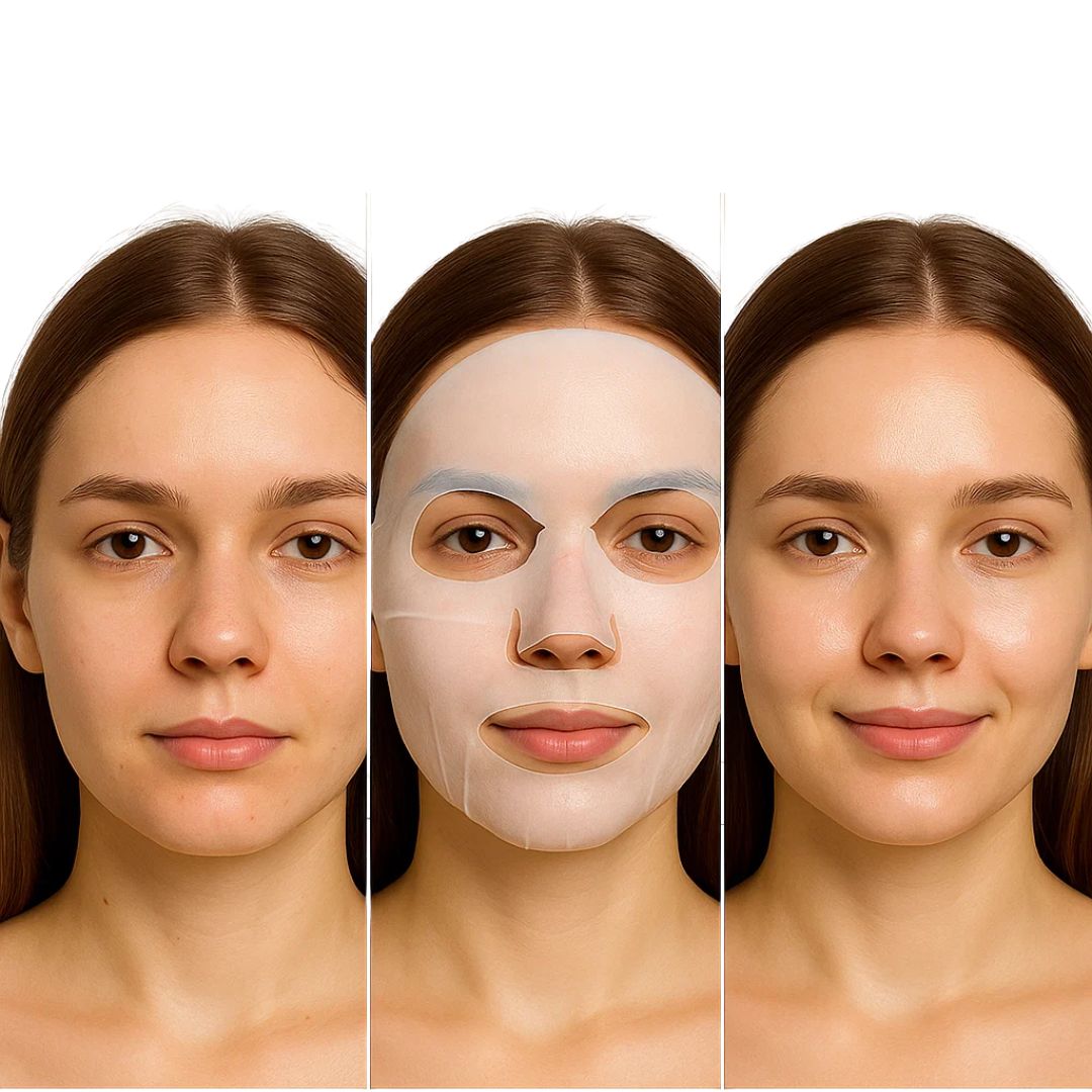 Dermaglow | Collagen Fabric Mask – Overnight Hydration – Hydrogel – Mature & Dry Skin Stornfield