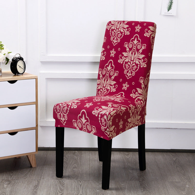 Multicolored spandex chair cover | Stornfield