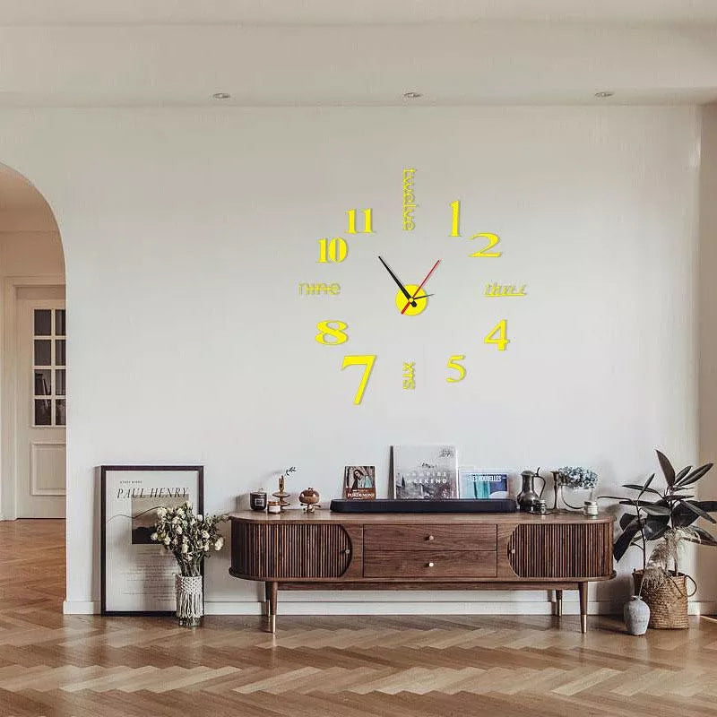 DIY Modern No-Punch Wall Clock | Stornfield