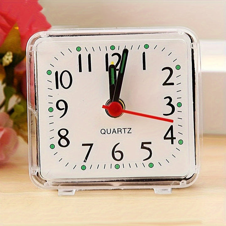 Simple White Square Alarm Clock | Stornfield