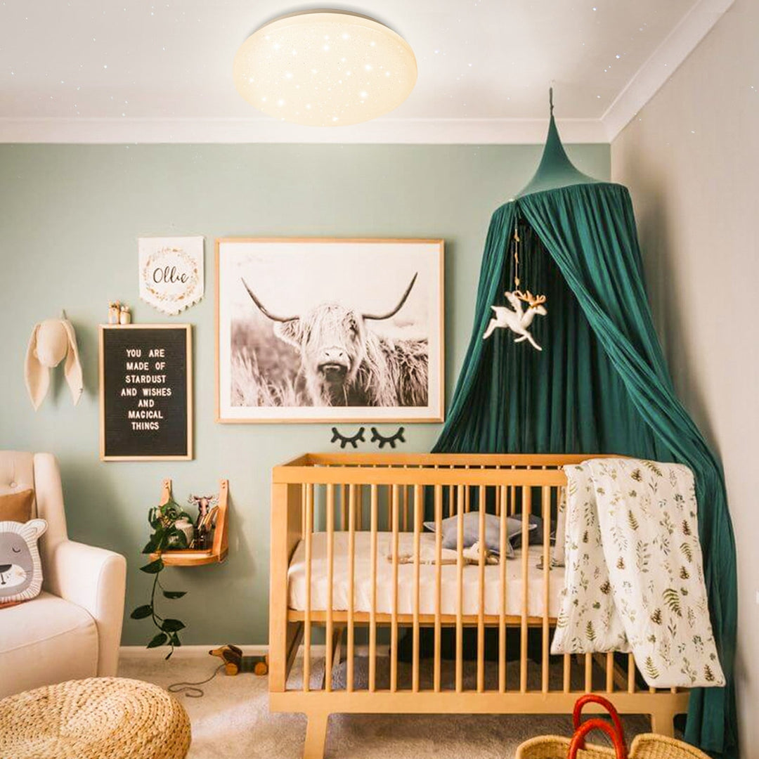 24W LED Ceiling Light Dimmable with Starry Sky Effect | Stornfield