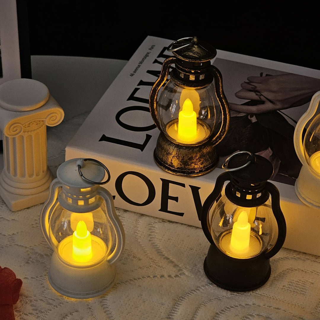 Mini LED Lantern in Retro Style