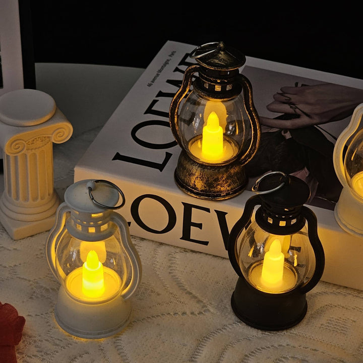 Mini LED Lantern in Retro Style