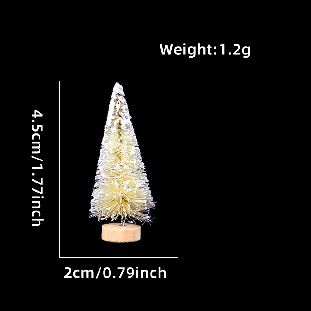 Mini Christmas tree made of sisal, table decoration
