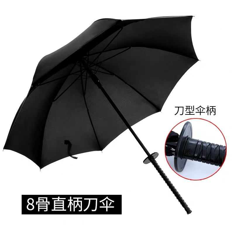 Women Samurai Design Folding Umbrella with Ergonomic Grip Stornfield
