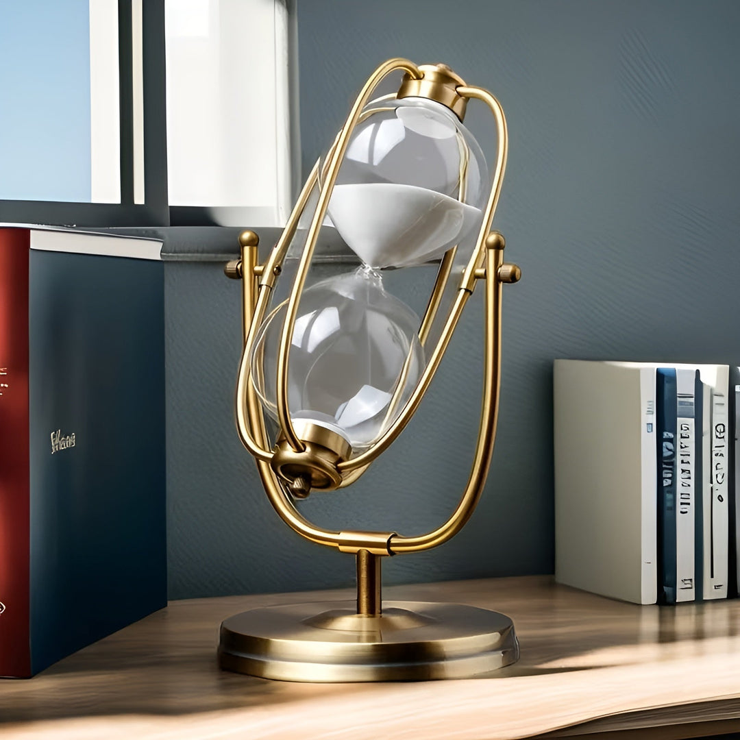 Classic hourglass to turn – Decorative and Relaxing | Stylish taStornfielde decoration with flowing sand | Stornfield