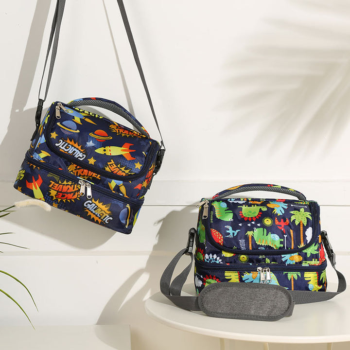 Insulated Multi-Compartment Lunch Bag