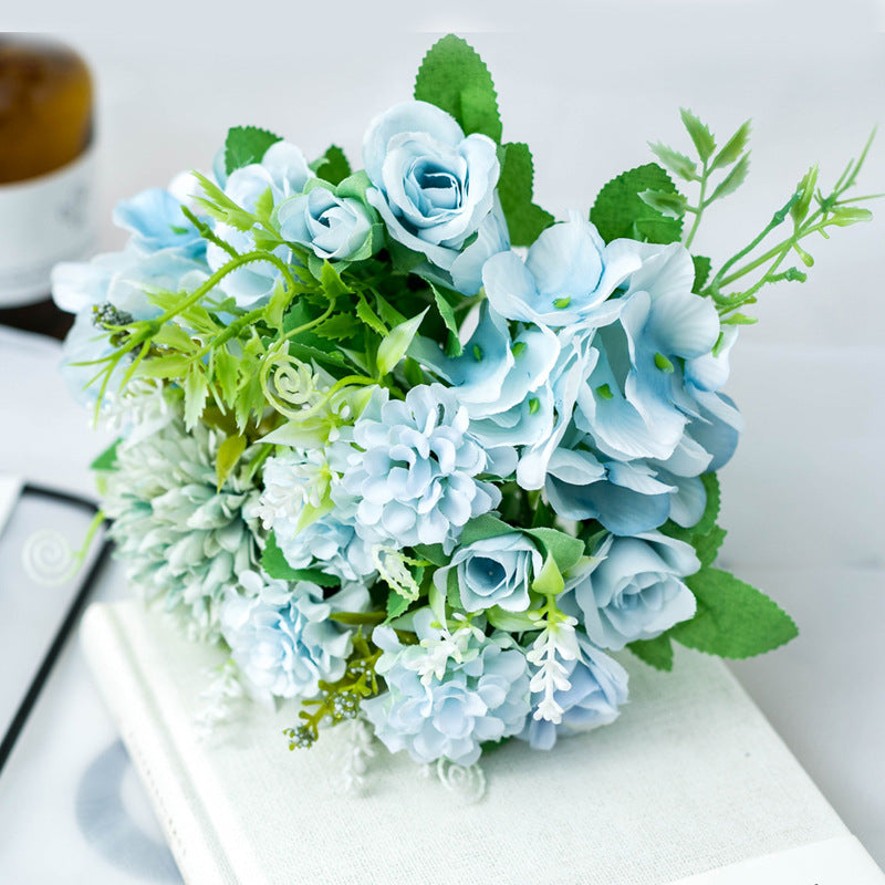Lifelike Mixed Floral Bouquet