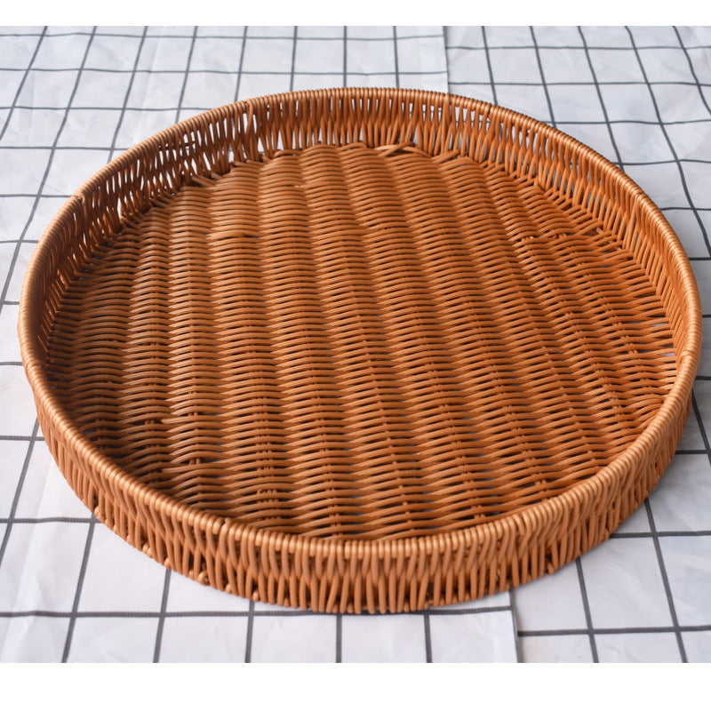 Woven Round Serving Tray Stornfield