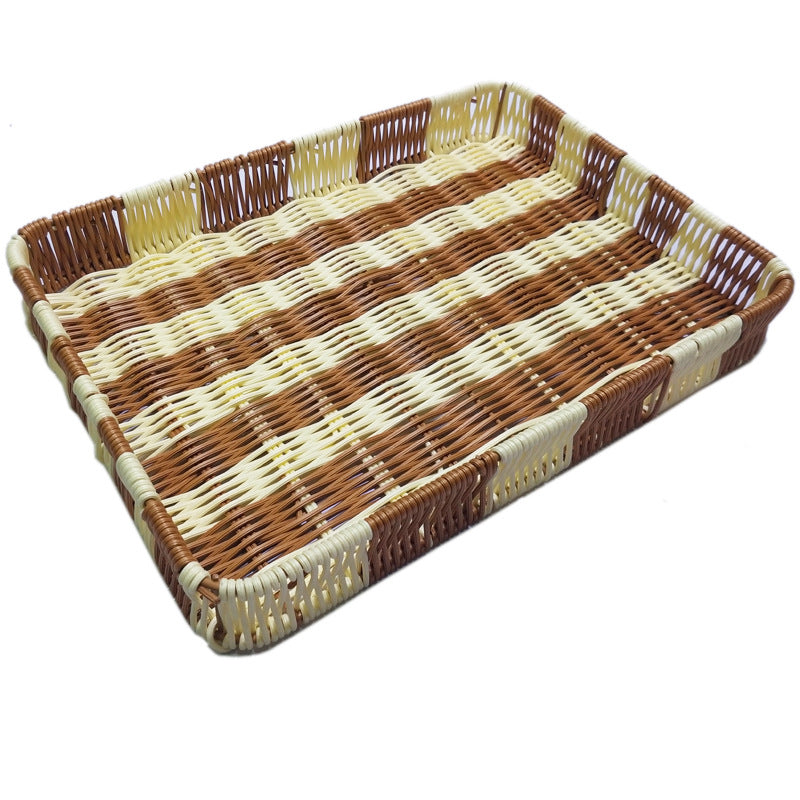Woven Round Serving Tray Stornfield