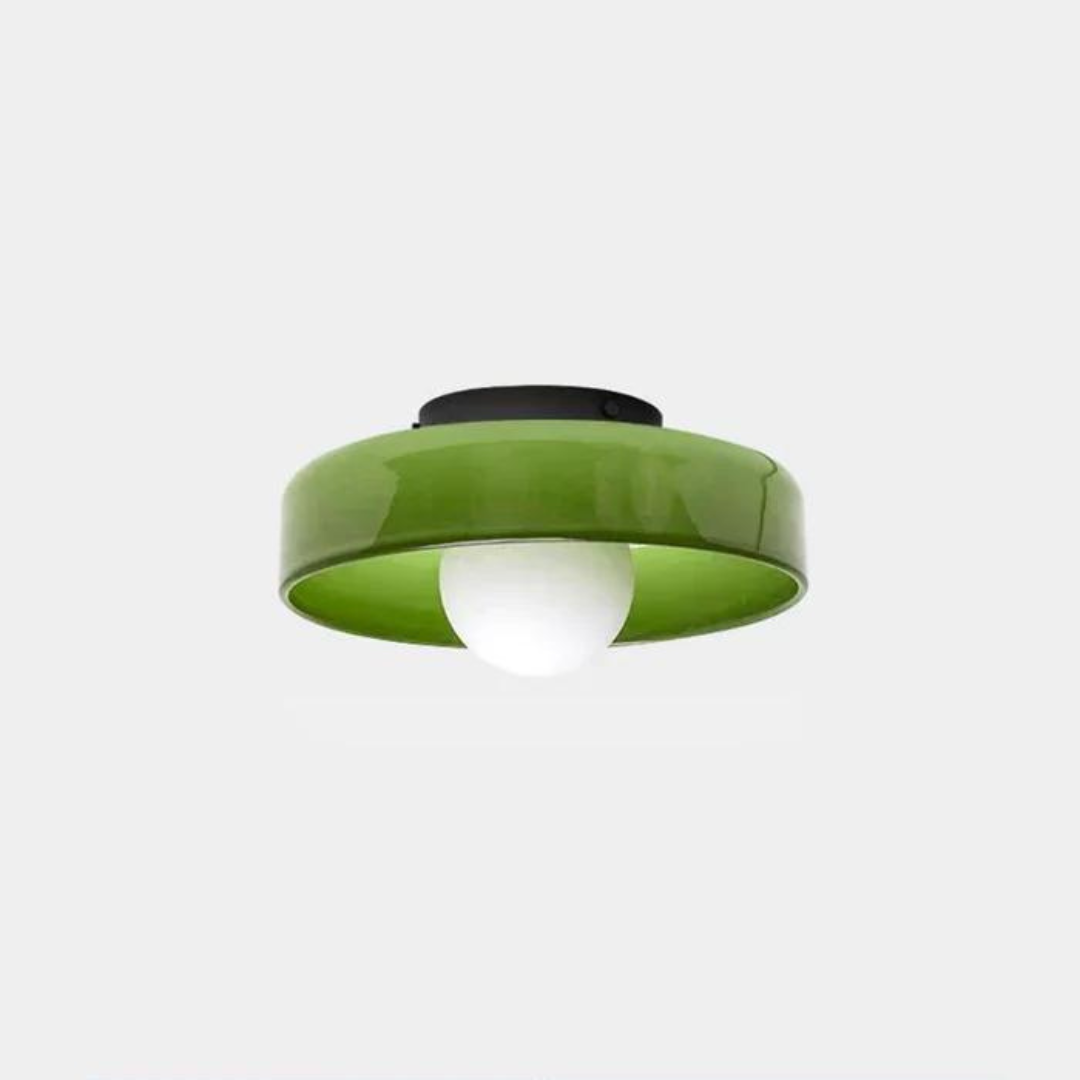 Round Ceiling Lamp with Stylish Functionality - LumiSphere | Stornfield