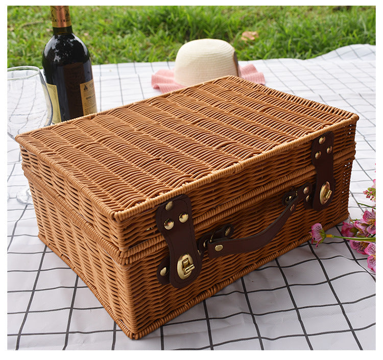 Elegant Handwoven Picnic Basket Stornfield