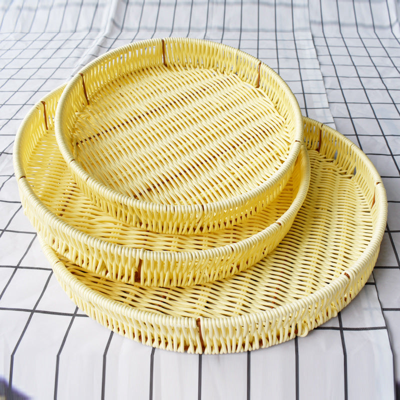 Woven Round Serving Tray Stornfield