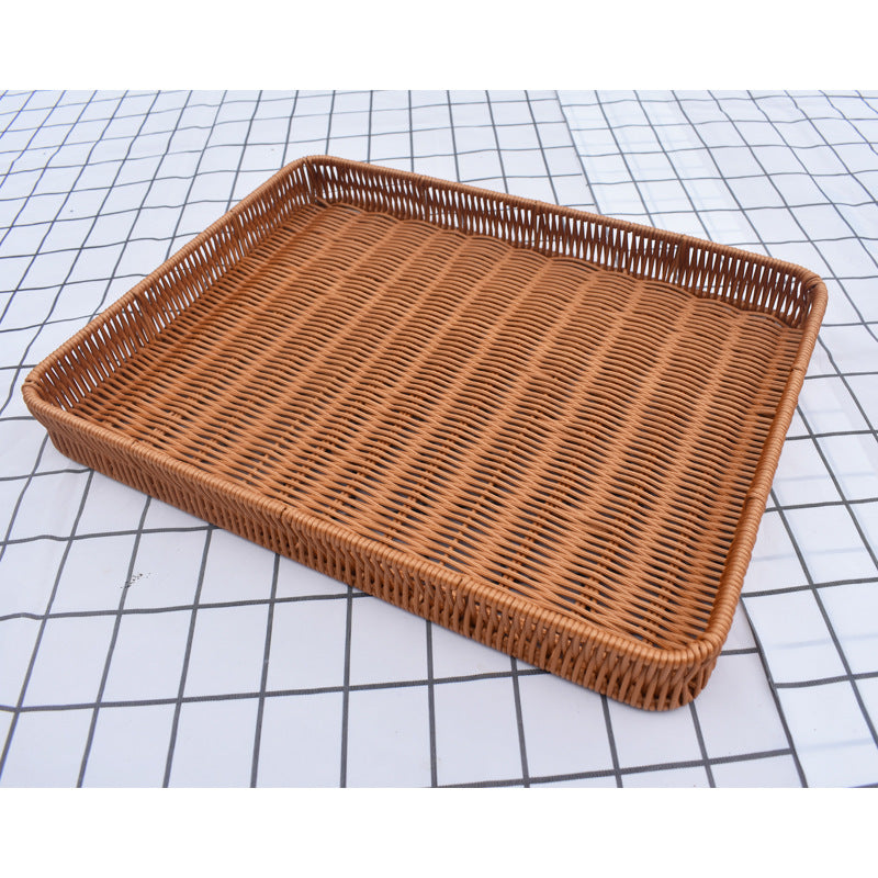 Woven Round Serving Tray Stornfield
