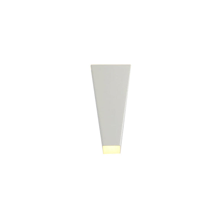Simplistic Style Trapezoid Wall Washer Light Aluminum Warm/White Lighting LED Bedside Wall Lamp in Black/White | Stornfield
