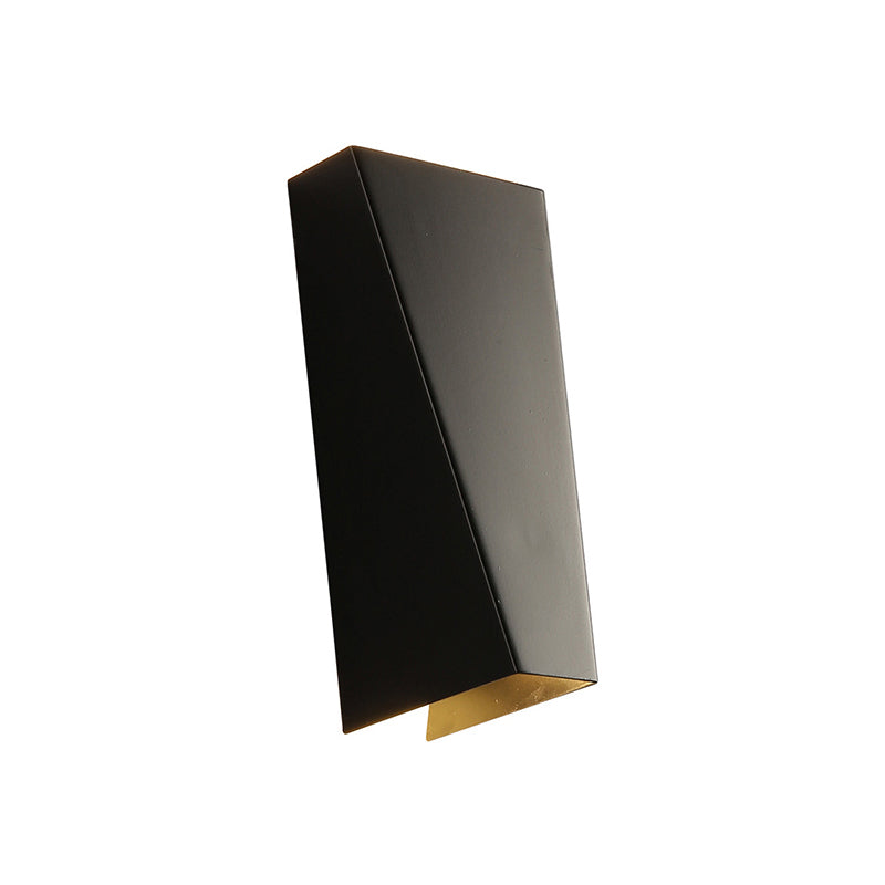 Simplistic Style Trapezoid Wall Washer Light Aluminum Warm/White Lighting LED Bedside Wall Lamp in Black/White | Stornfield