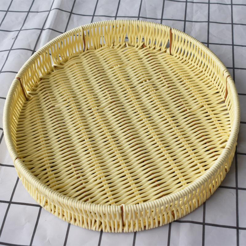 Woven Round Serving Tray Stornfield