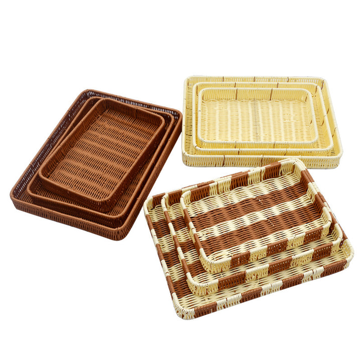 Woven Round Serving Tray Stornfield