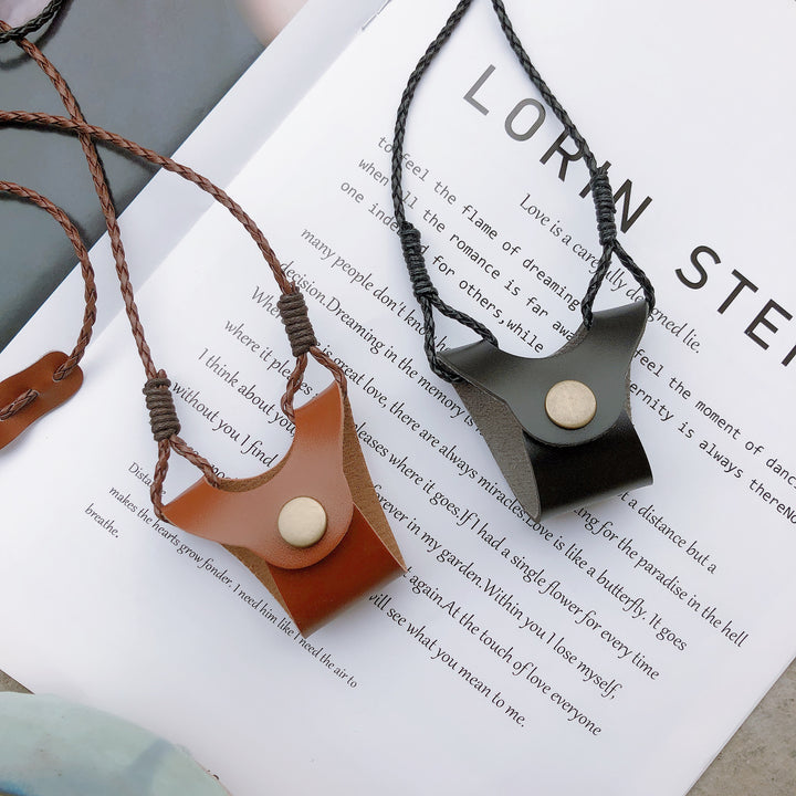 Leather Eyewear Holder Chain Stornfield