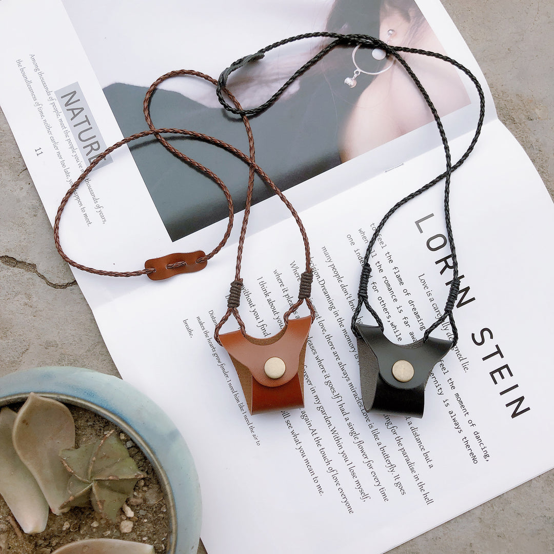 Leather Eyewear Holder Chain Stornfield