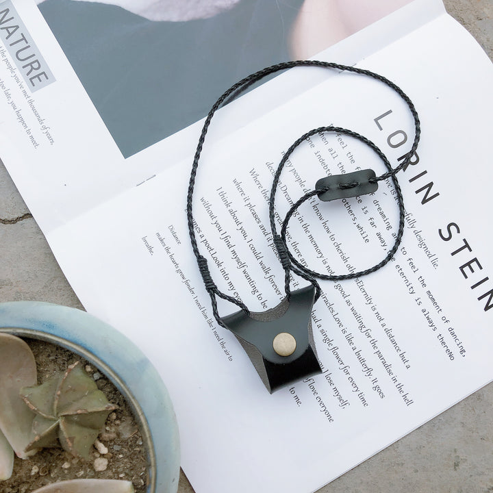 Leather Eyewear Holder Chain Stornfield