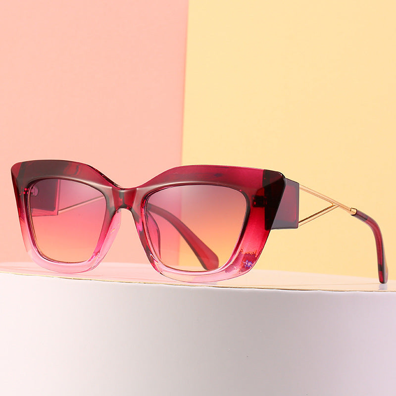 Oversized Fashion Sunglasses with Unique Geometric Frame Stornfield