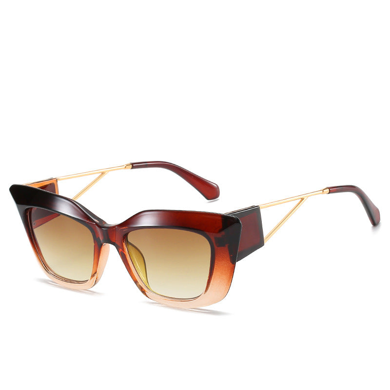 Oversized Fashion Sunglasses with Unique Geometric Frame Stornfield