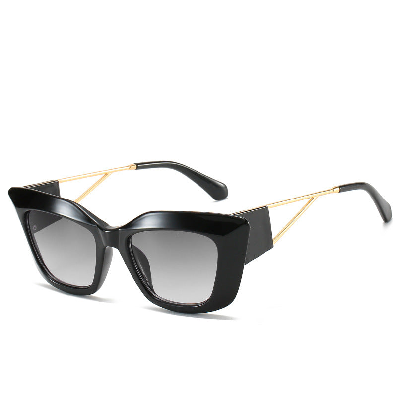 Oversized Fashion Sunglasses with Unique Geometric Frame Stornfield