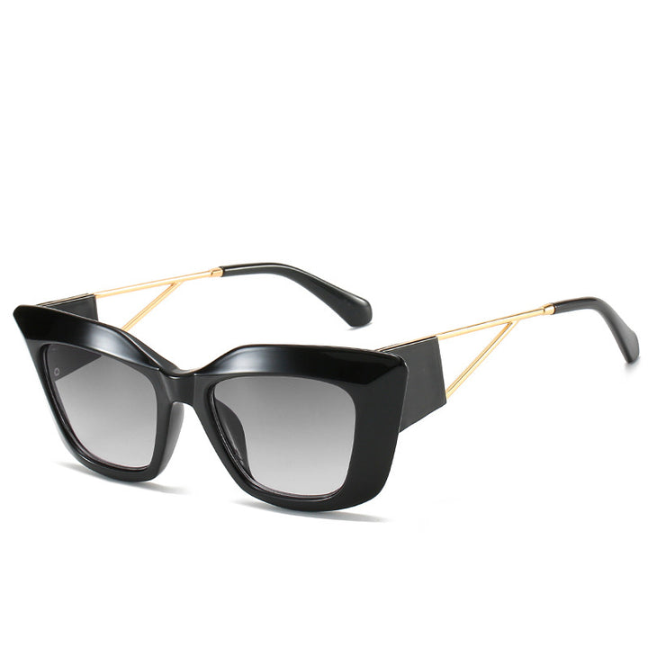 Oversized Fashion Sunglasses with Unique Geometric Frame Stornfield