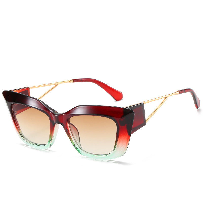 Oversized Fashion Sunglasses with Unique Geometric Frame Stornfield