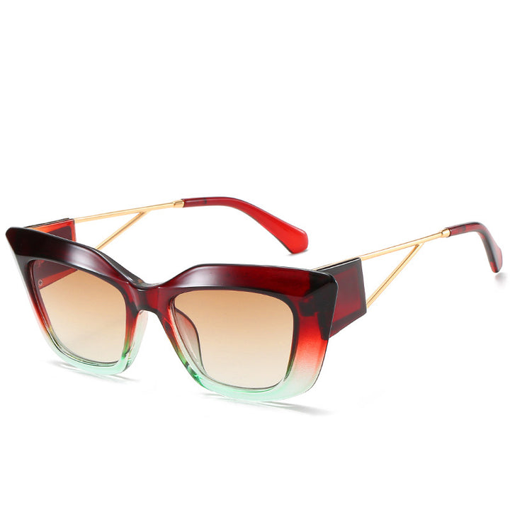 Oversized Fashion Sunglasses with Unique Geometric Frame Stornfield