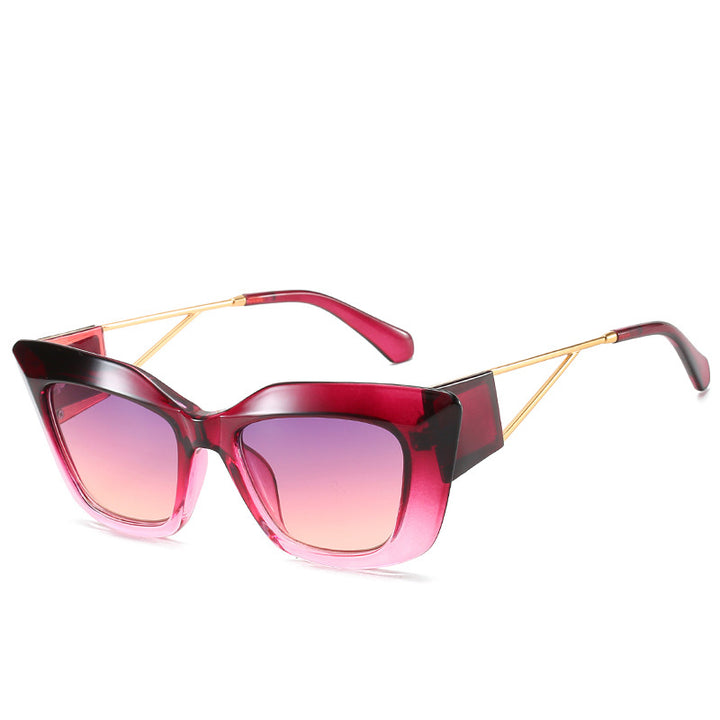 Oversized Fashion Sunglasses with Unique Geometric Frame Stornfield