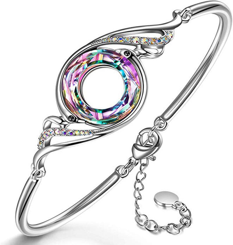 Luxurious Crystal-Embellished Pendant Necklace Stornfield