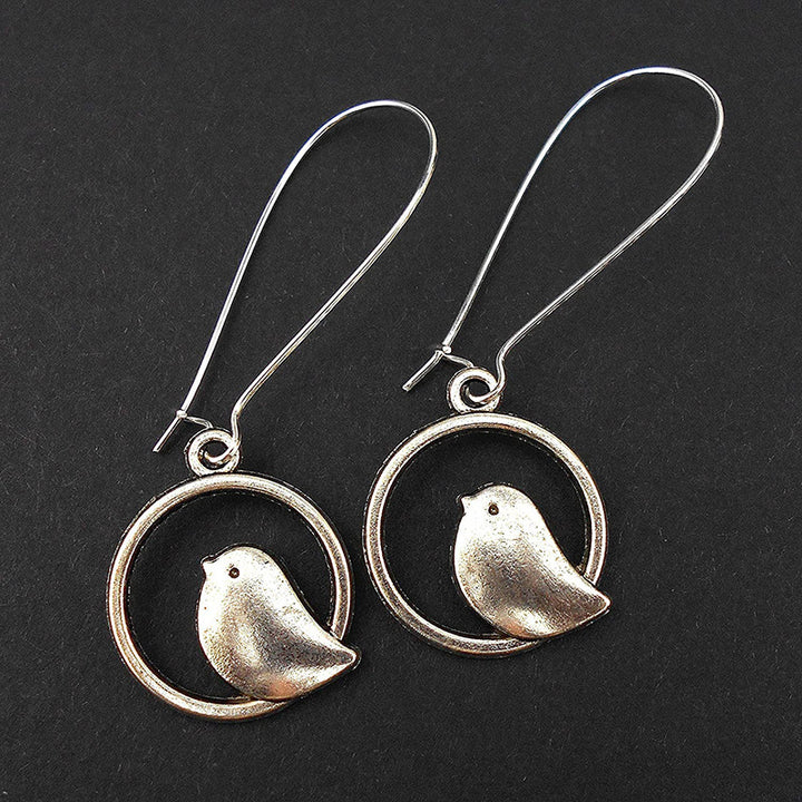Bird-Themed Dangle Earrings Stornfield