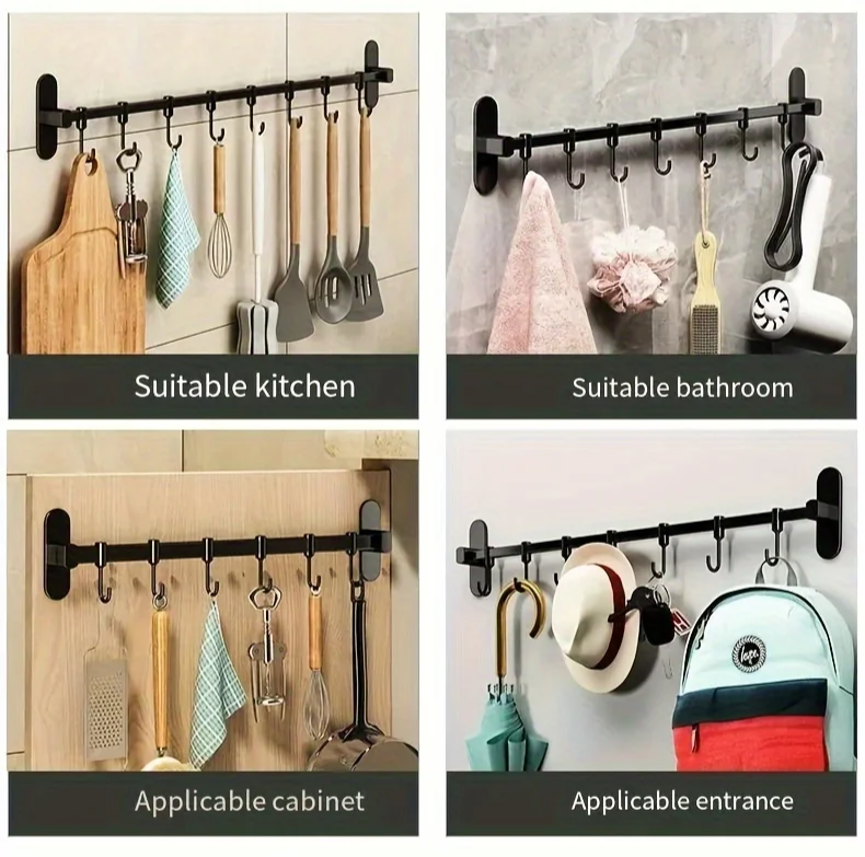 CookEase Kitchen Wall Shelf – Multifunctional Organizer for Lids, Spatulas & Kitchen Utensils Stornfield